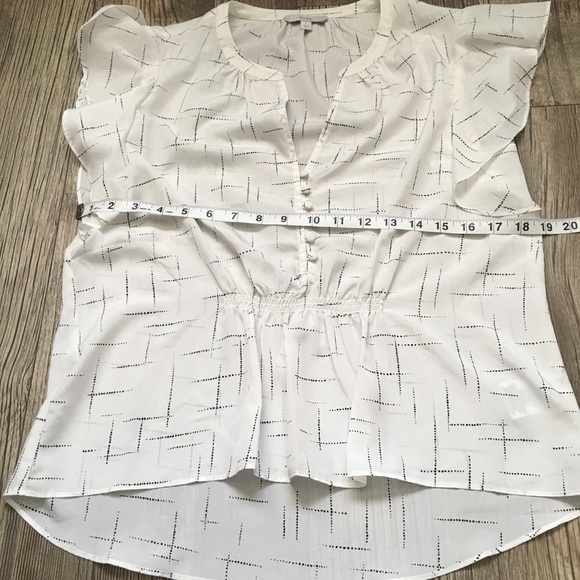 NEW Joie white and black blouse - Picture 8 of 9